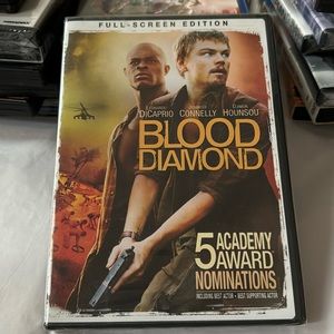 ⭐️10/10.00, Blood Diamond NEW DVD 📀 Full Screen Edition
